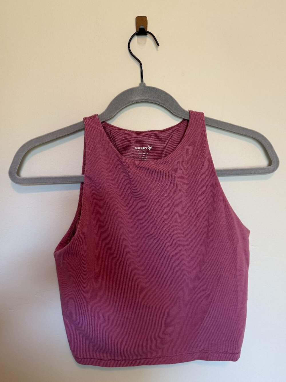 Old Navy Active PowerChill Tank Top Medium Mauve Workout Top